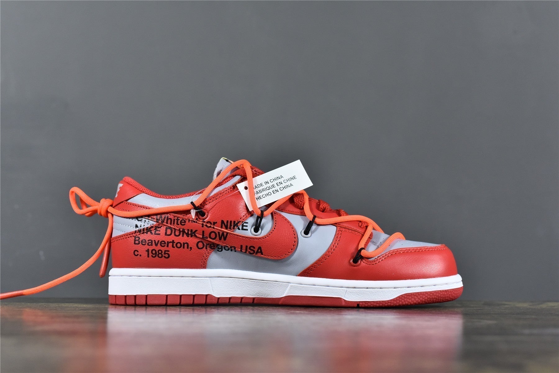 Off-White SB Dunk Low 'University Red'