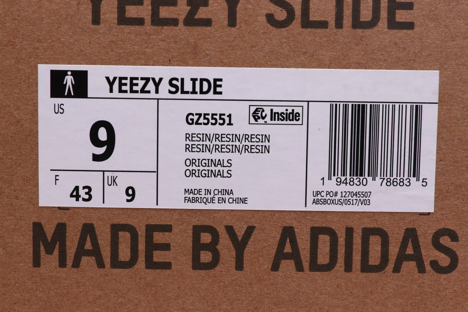 Yeezy Slide 'Resin'