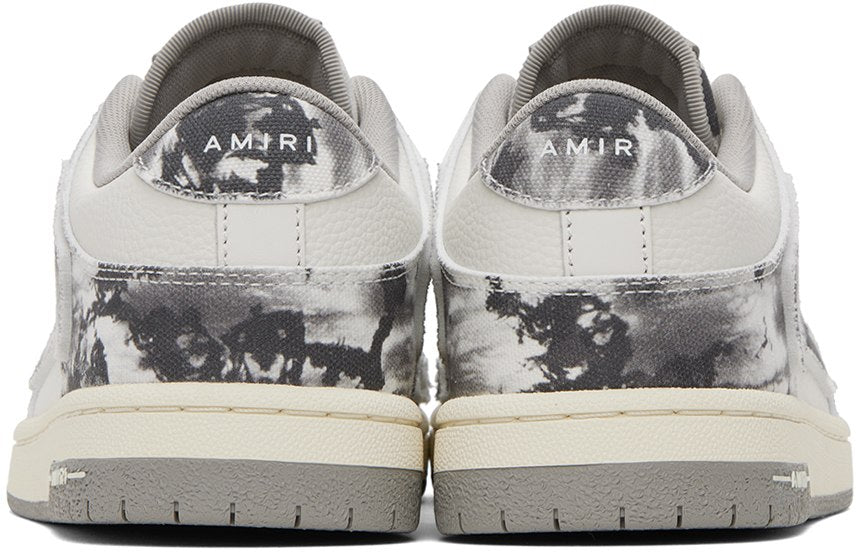 AMIRI 'Gray Tie Dye Skel Top Low Sneakers'