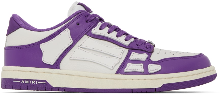 AMIRI 'Purple & White Skel Low Sneakers'
